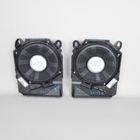 2008-2013 BMW 328i 335i M3 X1 Floor Speaker Subwoofer Set Pair 65139143143 OEM