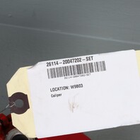 2019-2023 Aston Martin DB11 Volante 4.0 Rear Brembo Brake Caliper Set Red OEM