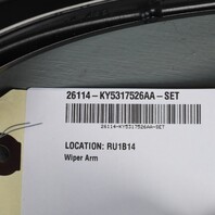 2019-2023 Aston Martin DB11 Volante 4.0 Windshield Wiper Arms Pair Set