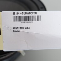 2019-2023 Aston Martin DB11 Volante 4.0 Rear Center Sub Woofer Speaker ASK OEM