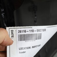 2012-2018 BMW 328i 328i 330i 335i 340i Right Fender Black Sapphire OEM