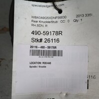 2013-2018 BMW 320i 328i 335i Sedan xDrive Right Rear Spindle Knuckle Hub OEM