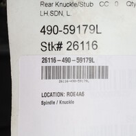 2013-2018 BMW 320i 328i 335i Sedan xDrive Left Rear Spindle Knuckle Hub OEM