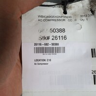 2011-2016 BMW 335i 535i 640i 740i X5 X6 A/C Compressor 64529217868 OEM