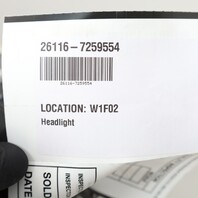 2012-2015 BMW 328i 335i Sedan Right Headlight Xenon OEM 63117338708 NOTE