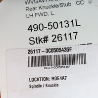 Volkswagen Passat Tiguan Audi Q3 Left Driver Rear Spindle Knuckle Hub OEM