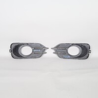 2012-2016 Volkswagen Tiguan Bumper Fog Light Grille Set Pair OEM 5N0853665G