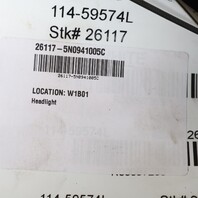 2012-2017 Volkswagen Passat Left Driver Halogen Headlight OEM 5N0941005C