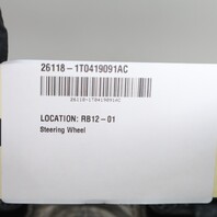 2009-2017 Volkswagen Tiguan 3 Spoke Leather Steering Wheel OEM 1T0419091AC