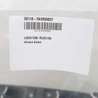 Volkswagen Left Driver Power Window Switch Master 5K4959857 OEM