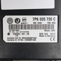 2011 Volkswagen Tiguan Communication Bluetooth Control Module 7P6035730C OEM