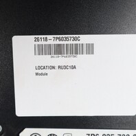 2011 Volkswagen Tiguan Communication Bluetooth Control Module 7P6035730C OEM