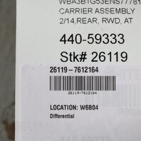 2012-2016 BMW 320i 328i 335i 428i 435i Rear Differential Carrier 33107603748 OEM
