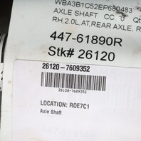 BMW 320i 330iGT 340iGT 428i Right Rear Axle Shaft CV Joint 33207609352 OEM