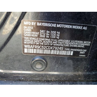 2012 BMW 550i F10 Parts - N63 4.4L Twin Turbo V8 Engine Stock #26122