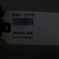 2011-2016 BMW 528i 535i 550i M5 Trunk Latch Lock Actuator 51247273752 OEM
