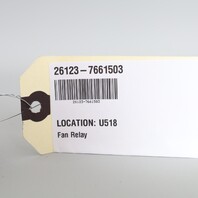 2011-2016 BMW Electric Cooling Fan Relay Control Module 61367661503 OEM