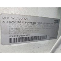 2015 Audi A4 B9 Parts - CPMB 2.0T Engine, 8-Speed Auto - Stock #26124