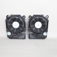 2008-2013 BMW 328i 335i M3 X1 Floor Speaker Subwoofer Set Pair 65139143143 OEM