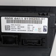 2007-2009 BMW 128i 135i 328i 335i M3 Climate Control Panel 64119147299 OEM