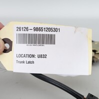 1997-2004 Porsche Boxster Rear Trunk Lid Latch Lock 98651205301 OEM