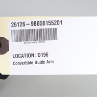 1997-2004 Porsche Boxster Right Convertible Top Guide Arm OEM 98656155201