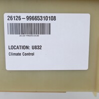 2001 Porsche 911 996 Boxster 986 Temperature Control Panel OEM 99665310108