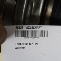 2000-2004 Porsche Boxster Rear Axle Shaft CV Joint 6 Speed 3.2 Used Aftermarket