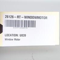 1999-2002 Porsche Boxster 986 RIght Passenger Door Window Motor 98662410202 OEM