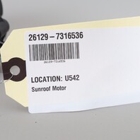 2018 BMW 330e Sunroof Drive Motor 67617316536 OEM