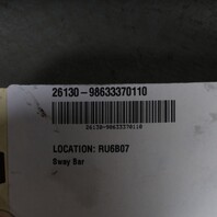 1997-2004 Porsche Boxster 986 Rear Stabilizer Sway Bar 98633370110 OEM