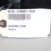 BMW 528i 535i 550i 640i 650i Floor Speaker Subwoofer Pair 65139169687 OEM