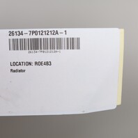 2011-2018 Porsche Cayenne Hybrid Auxiliary Radiator OEM 7P0121212A