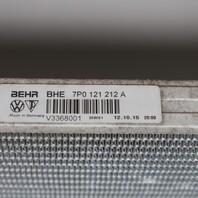 2011-2018 Porsche Cayenne Hybrid Auxiliary Radiator OEM 7P0121212A