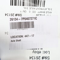 2011-2018 Porsche Cayenne 3.0 / 3.6 Front Axle Shaft OEM 7P0407271C