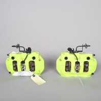 2015-2018 Porsche Cayenne Hybrid Rear Brake Calipers Brembo Green OEM