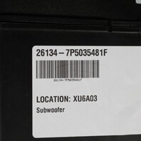 2011-2015 Porsche Cayenne Hybrid Speaker Subwoofer OEM 7P5035481F