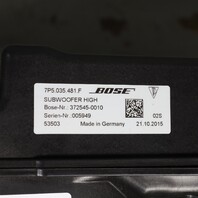 2011-2015 Porsche Cayenne Hybrid Speaker Subwoofer OEM 7P5035481F