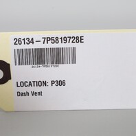 2011-2018 Porsche Cayenne 958 Center Dashboard Right Air Vent OEM 7P5819728E