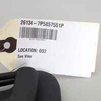 2011-2018 Porsche Cayenne 958 Left Driver Sun Visor Black OEM