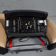 2011-2018 Porsche Cayenne Left Driver Seat Bottom Cushion Beige Leather OEM