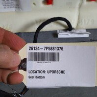2011-2018 Porsche Cayenne Right Passenger Seat Bottom Cushion Beige Leather OEM