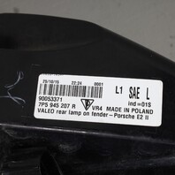 2015-2018 Porsche Cayenne Left Driver Tail Light OEM 7P5945207R