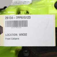 2015-2018 Porsche Cayenne Hybrid Front Brake Calipers Brembo Green OEM