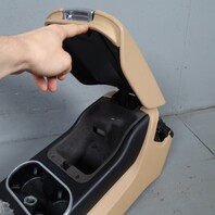 2011-2018 Porsche Cayenne Center Console With Grab Handles Beige OEM