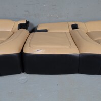 2011-2018 Porsche Cayenne Rear Seat Bottom Cushion Beige Leather OEM