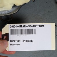 2011-2018 Porsche Cayenne Rear Seat Bottom Cushion Beige Leather OEM