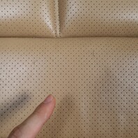 2011-2018 Porsche Cayenne Rear Seat Bottom Cushion Beige Leather OEM
