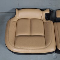 2011-2018 Porsche Cayenne Rear Seat Bottom Cushion Beige Leather OEM