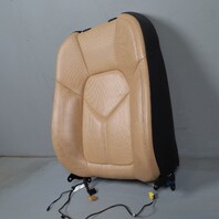2011-2018 Porsche Cayenne Right Seat Upper Back Cushion Beige Leather OEM